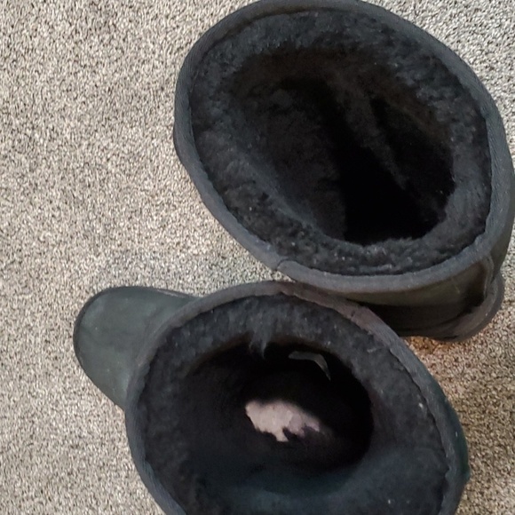 Sold Ugg Australia Women Classic Tall II Leather Sheepskin Boots shoes sz 10 - Picture 12 of 14